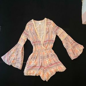 L Space paisley romper size xs